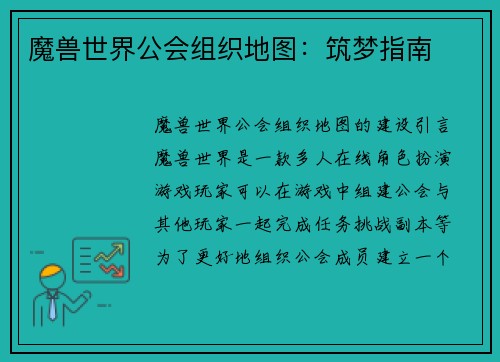 魔兽世界公会组织地图：筑梦指南